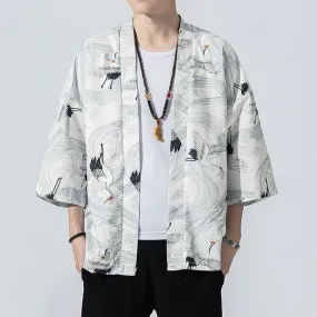 WLS Etoiku Kimono White Bird