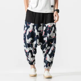 WLS Nettai Harem Pants Blue Crane