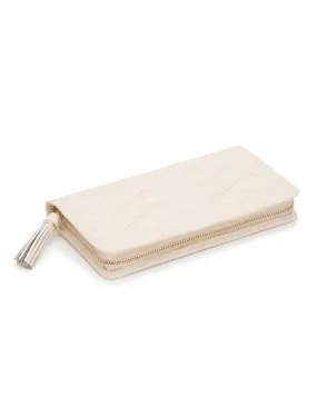 WOLF Caroline Jewelry Portfolio - Ivory - Quilted Leather