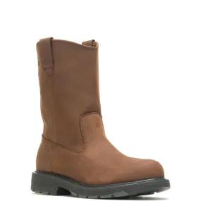Wolverine 10" Wellington Men's Soft Toe Work Boot (w04727) In Dark Brown