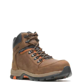 Wolverine Grayson Mid St Men's Steel Toe Work Boot (w211043) In Brown