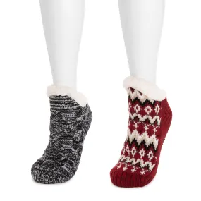 Women's 2 Pair Pack Shortie Cabin Socks