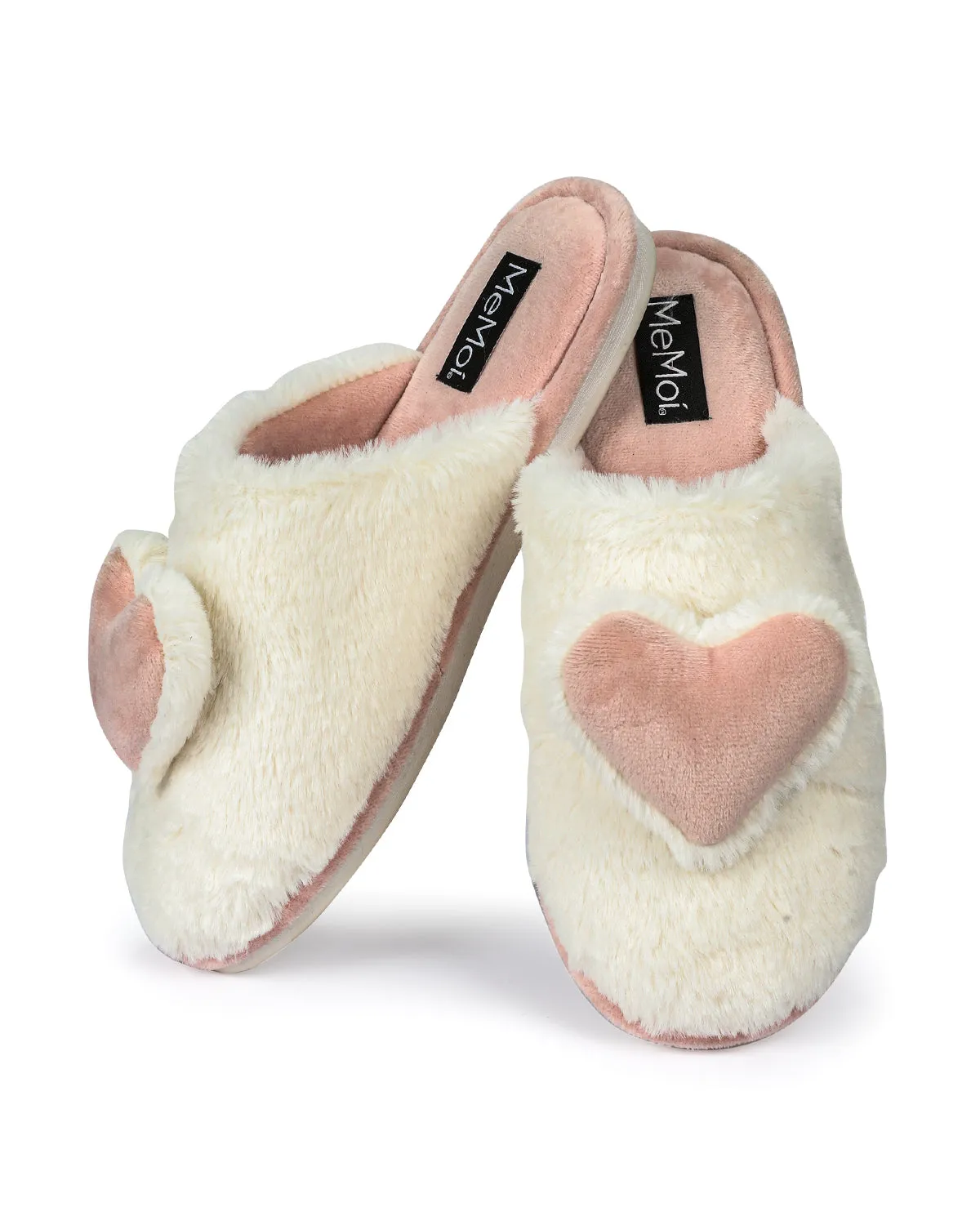 Women's 3D Heart Plush Slippers