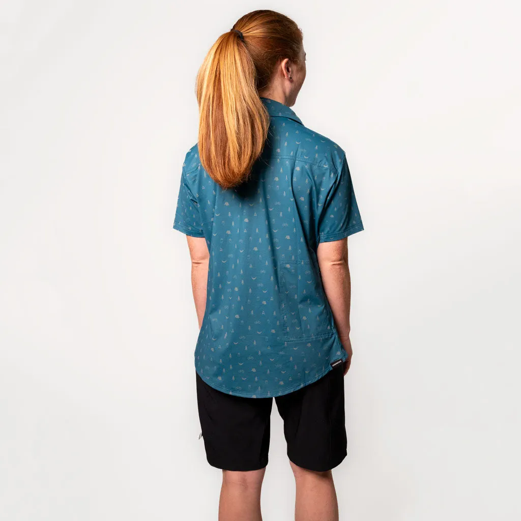 Women's Catalyst Mountain Bike Button-Down Shirt