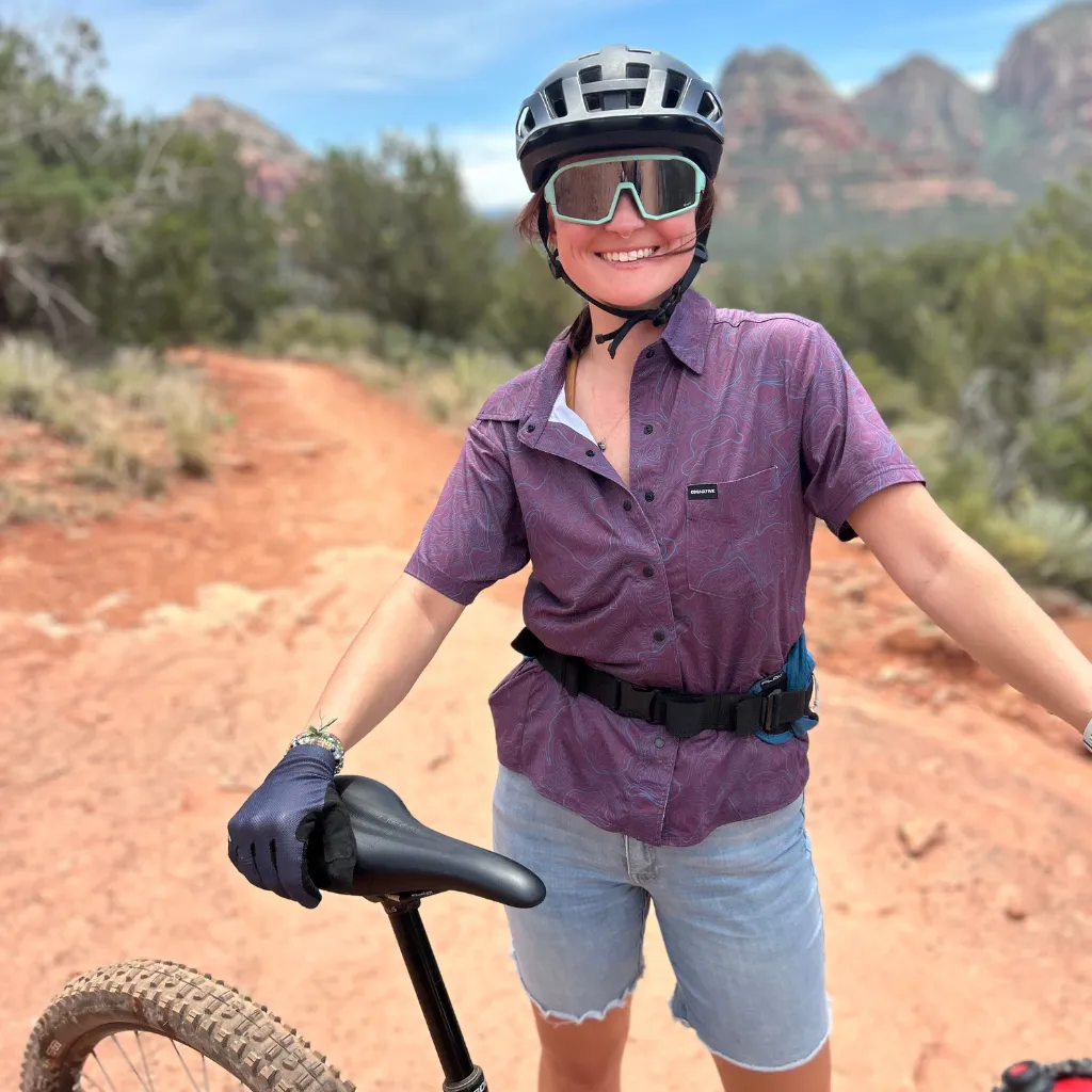 Women's Catalyst Mountain Bike Button-Down Shirt