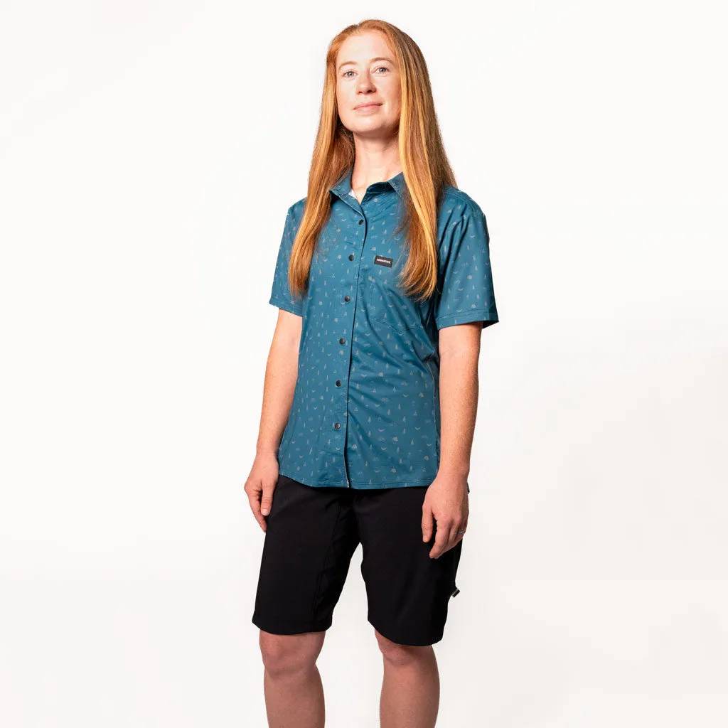Women's Catalyst Mountain Bike Button-Down Shirt