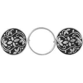 Women's Coco   Carmen Embrace Fashion Fastener Black Scroll