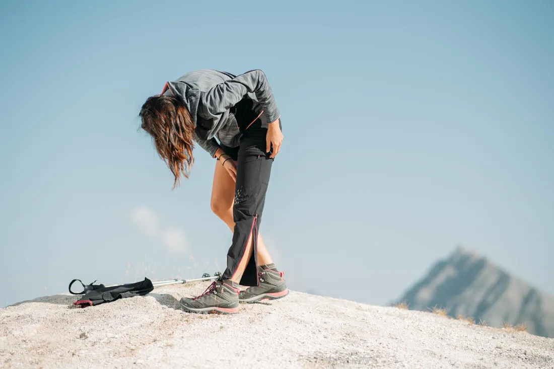 Women's convertible mountain hiking trousers - MH550