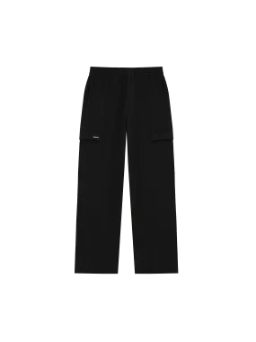 Womens DNA Double Jersey Cargo Trousers—black