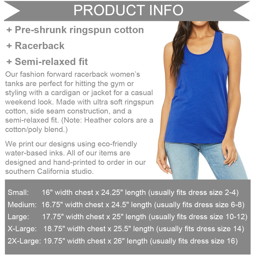 Women's Greetings From No One Cares Racerback Tank Top