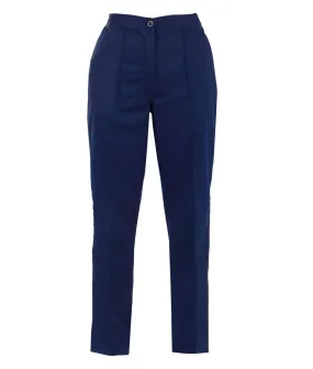 Women's Healthcare Straight Leg Work Trousers - Back Elasticated