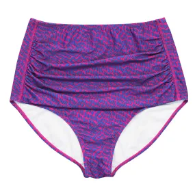 Women's High Waist Bikini Bottoms Ruched | "In Disguise"