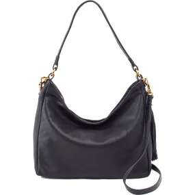 Women's Hobo Delilah Black Vintage Leather
