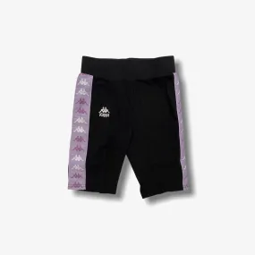 Women's Kappa 222 Banda Utuado Shorts Black Purple