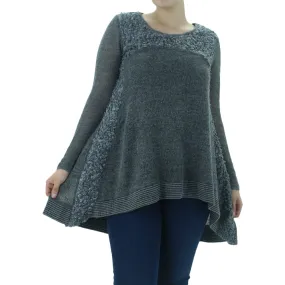 Women's Knitted Sweater,Grey