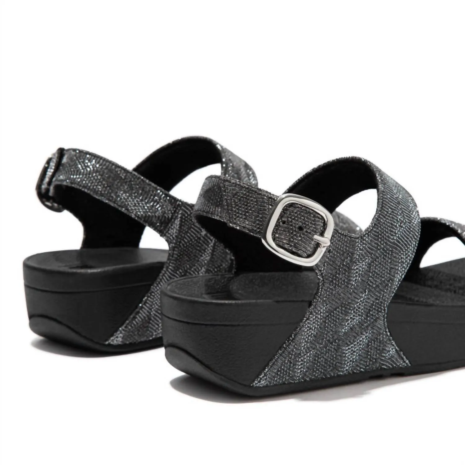 Women's Lulu Glitz Backstrap Sandal In Black