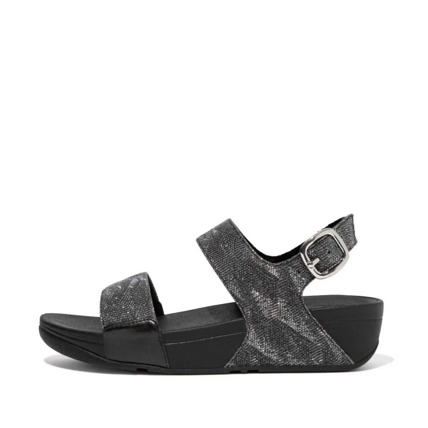 Women's Lulu Glitz Backstrap Sandal In Black