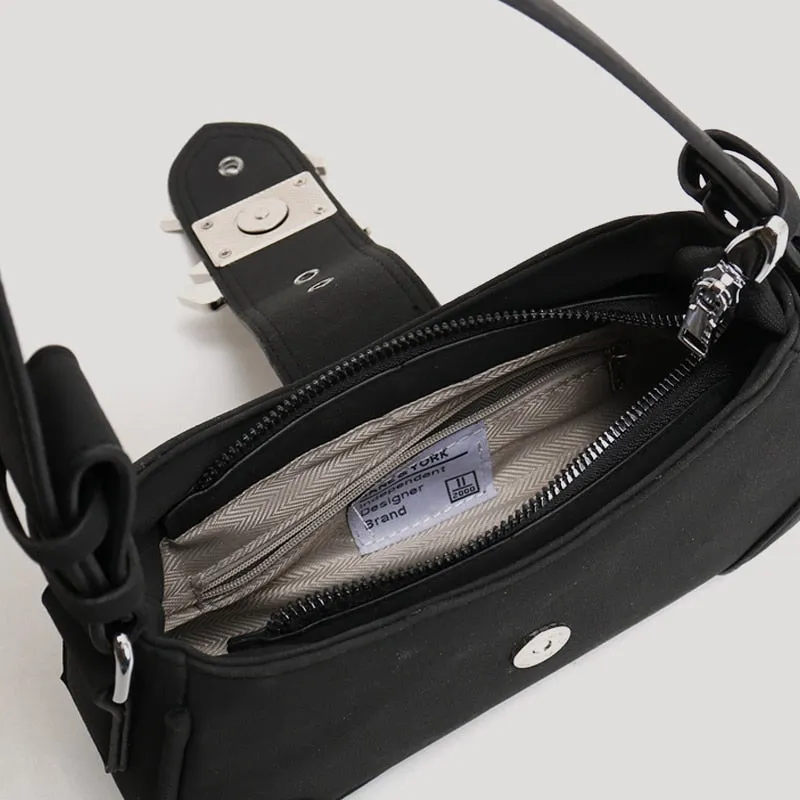 Women's metal detail shoulder Handbag