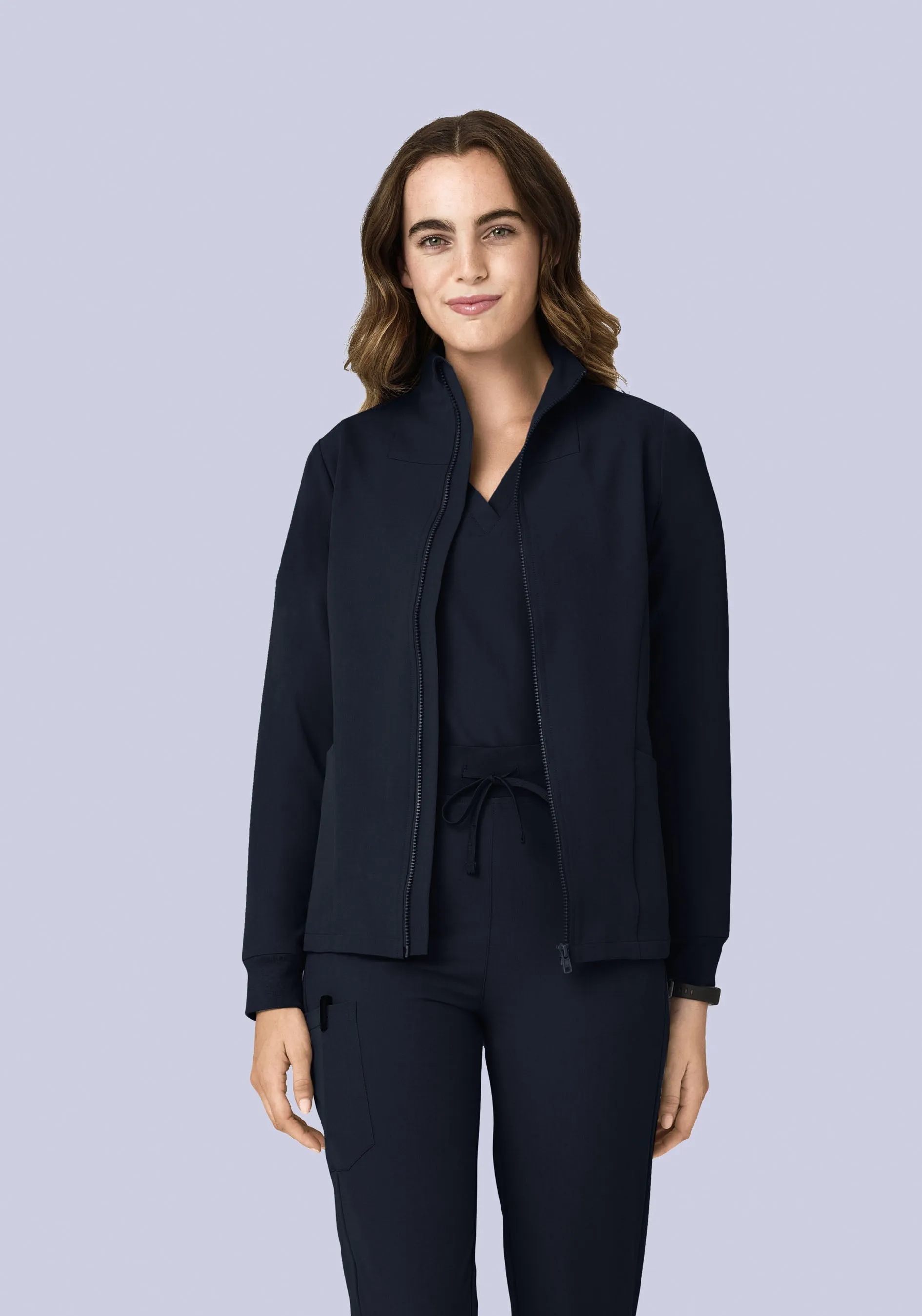 Women's Modern Scrub Jacket Midnight Navy