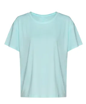 Womens open back T | Mint