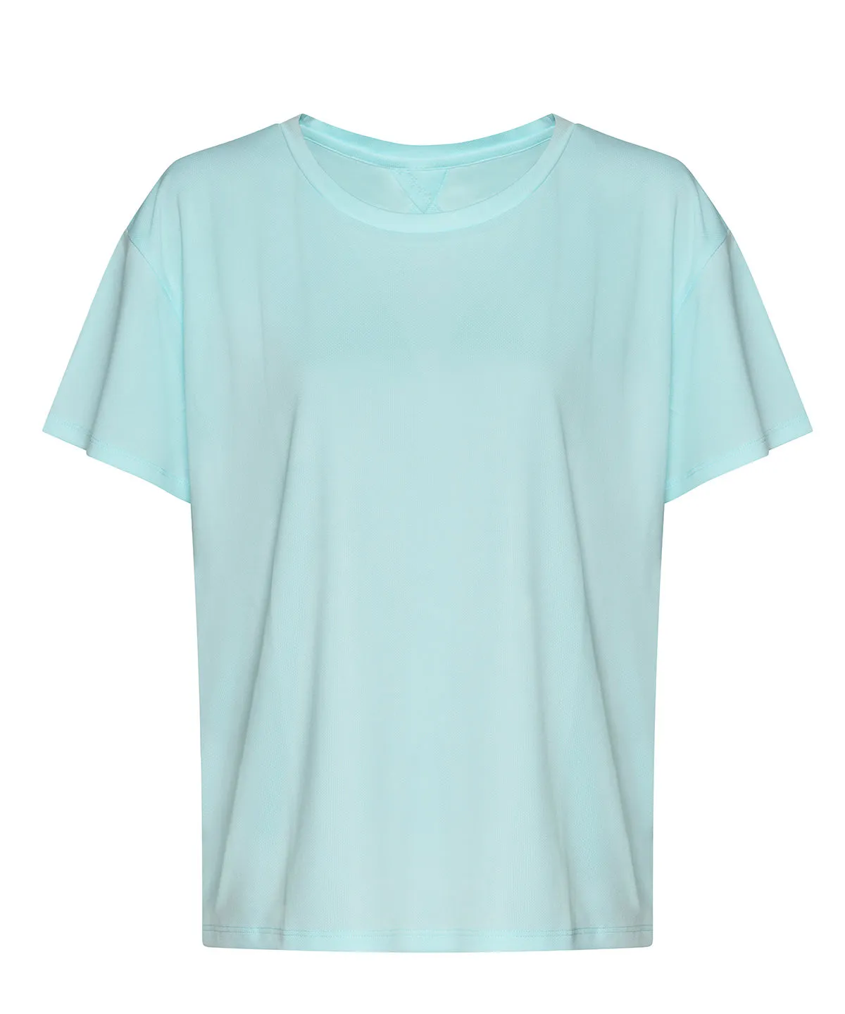 Womens open back T | Mint