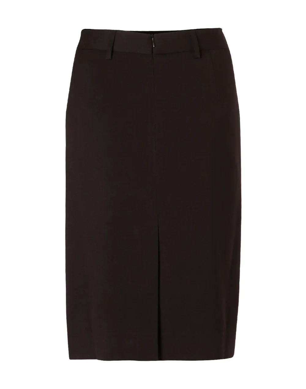 Women's Poly/Viscose Stretch Mid Length Lined Pencil Skirt - M9471