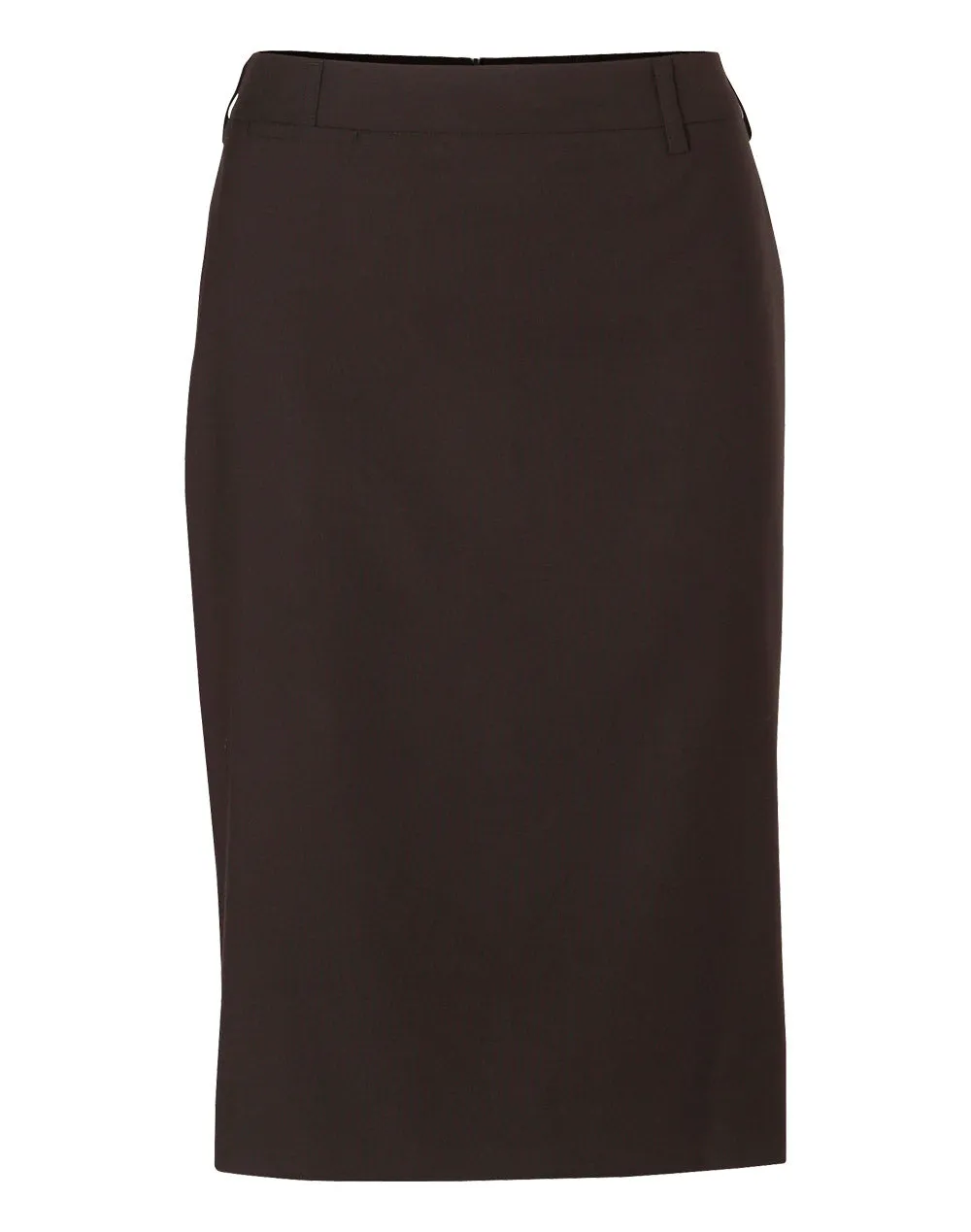 Women's Poly/Viscose Stretch Mid Length Lined Pencil Skirt - M9471