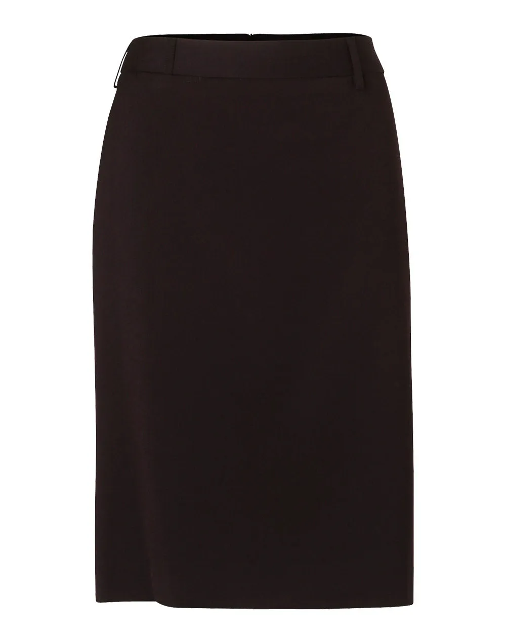 Women's Poly/Viscose Stretch Mid Length Lined Pencil Skirt - M9471