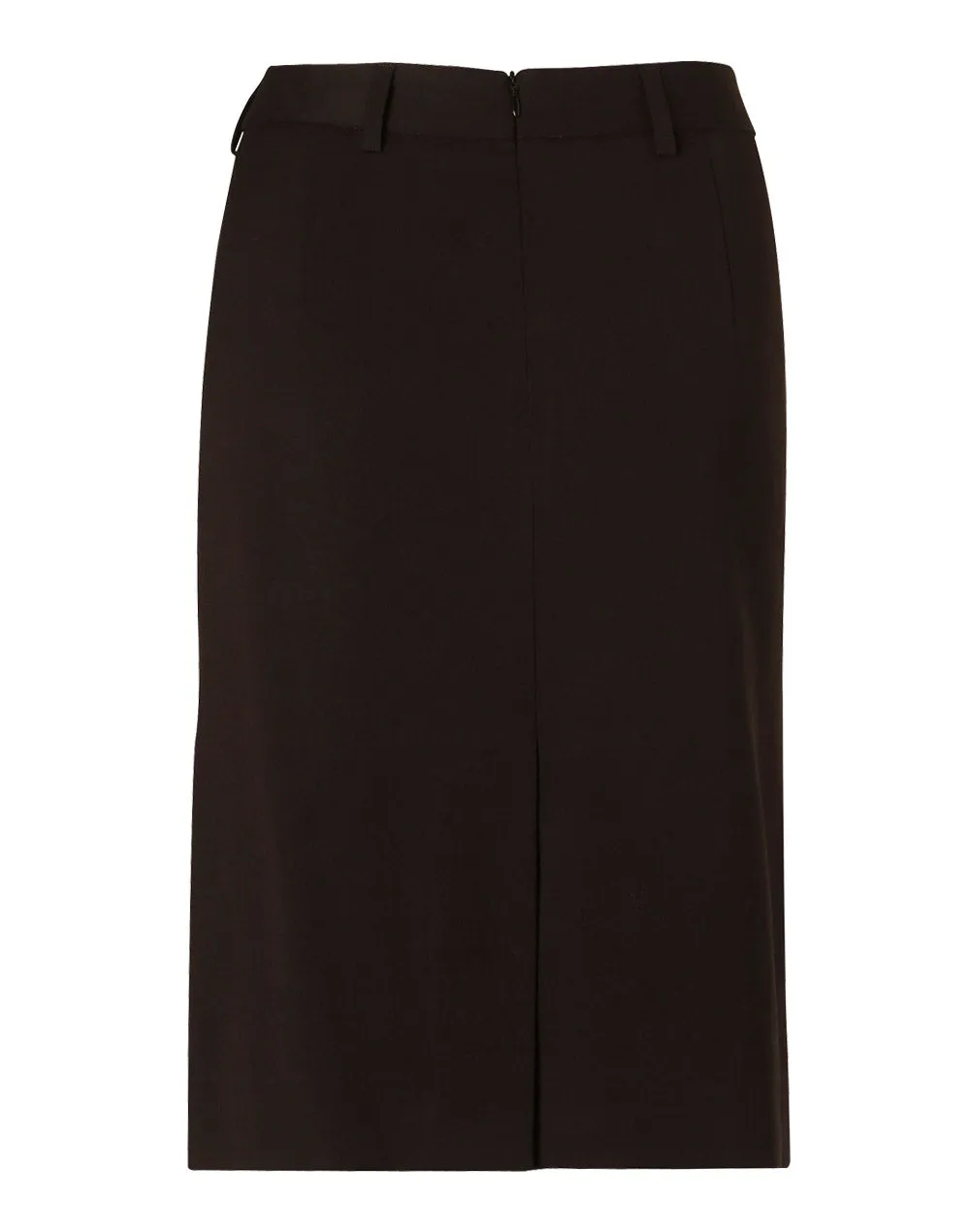 Women's Poly/Viscose Stretch Mid Length Lined Pencil Skirt - M9471