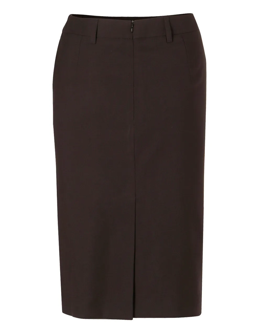 Women's Poly/Viscose Stretch Mid Length Lined Pencil Skirt - M9471