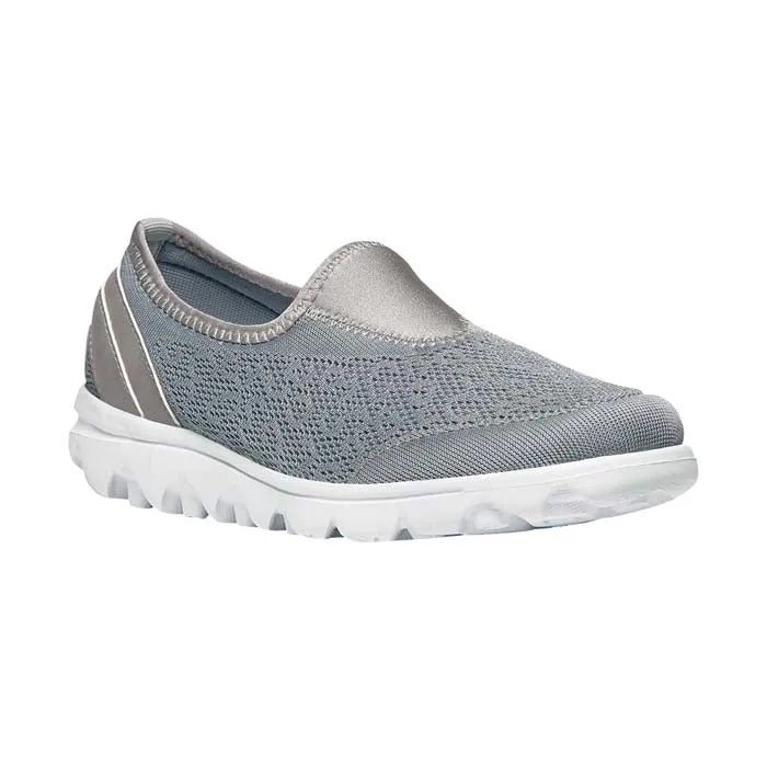 Womens Propet Travelactiv Slip-On in Silver