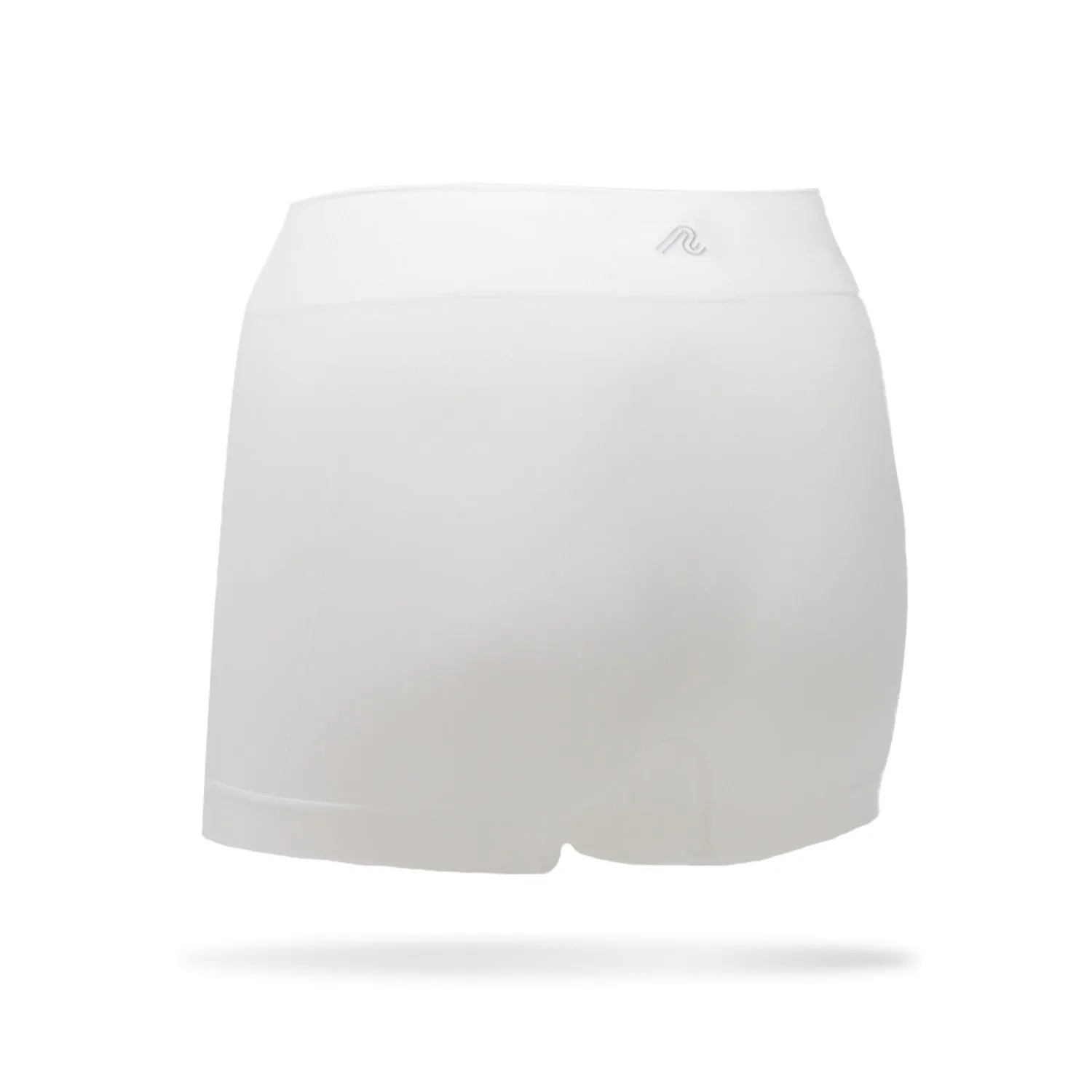Women's Running Boy Short - White