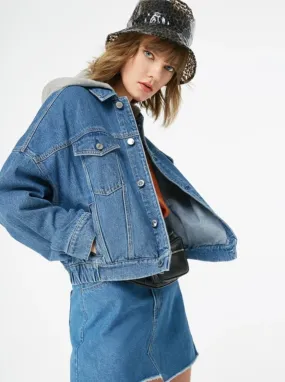 Women's Spring/Summer Loose Short Denim Coat