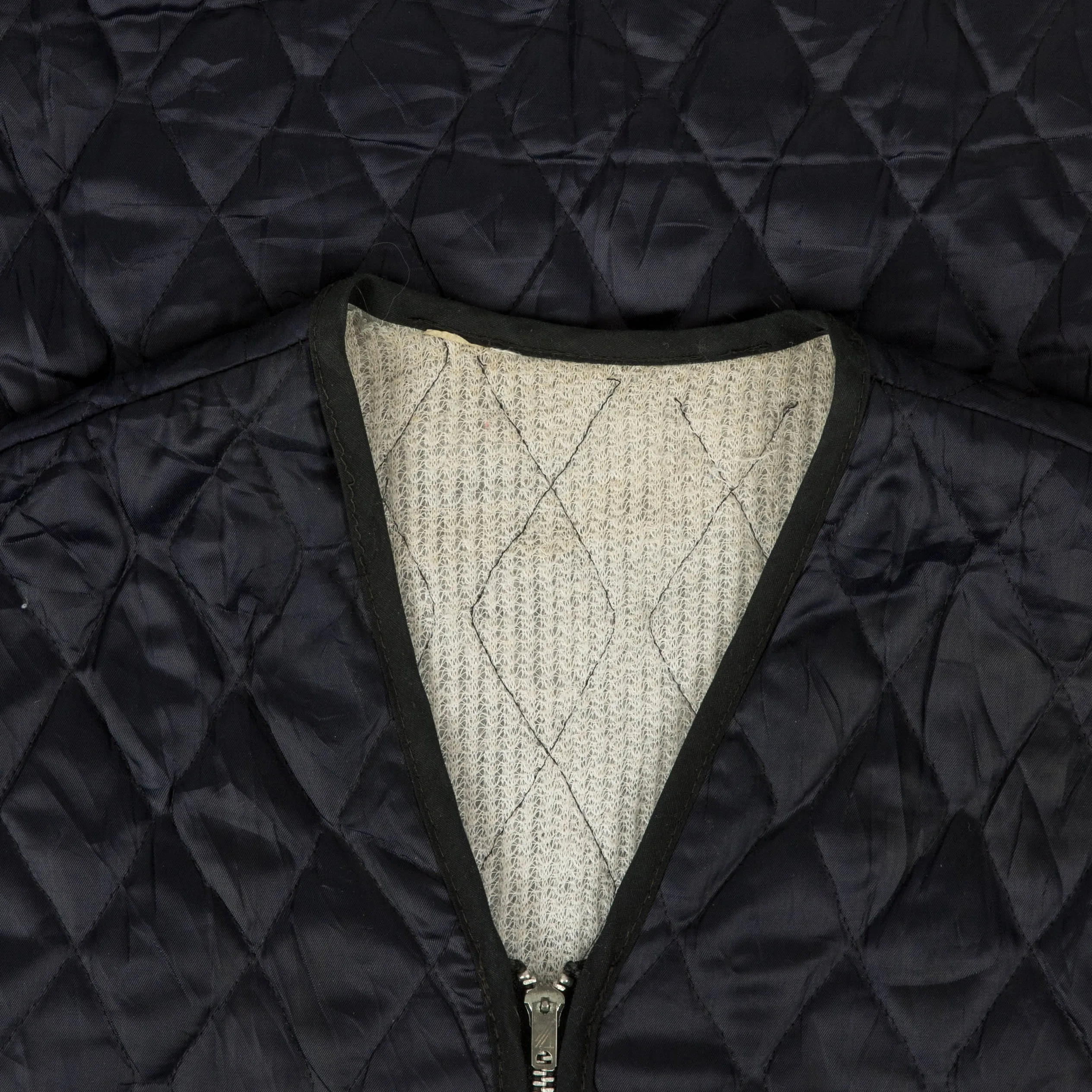 WOMEN'S VINTAGE 1980S QUILTED GILET VEST JACKET - MEDIUM