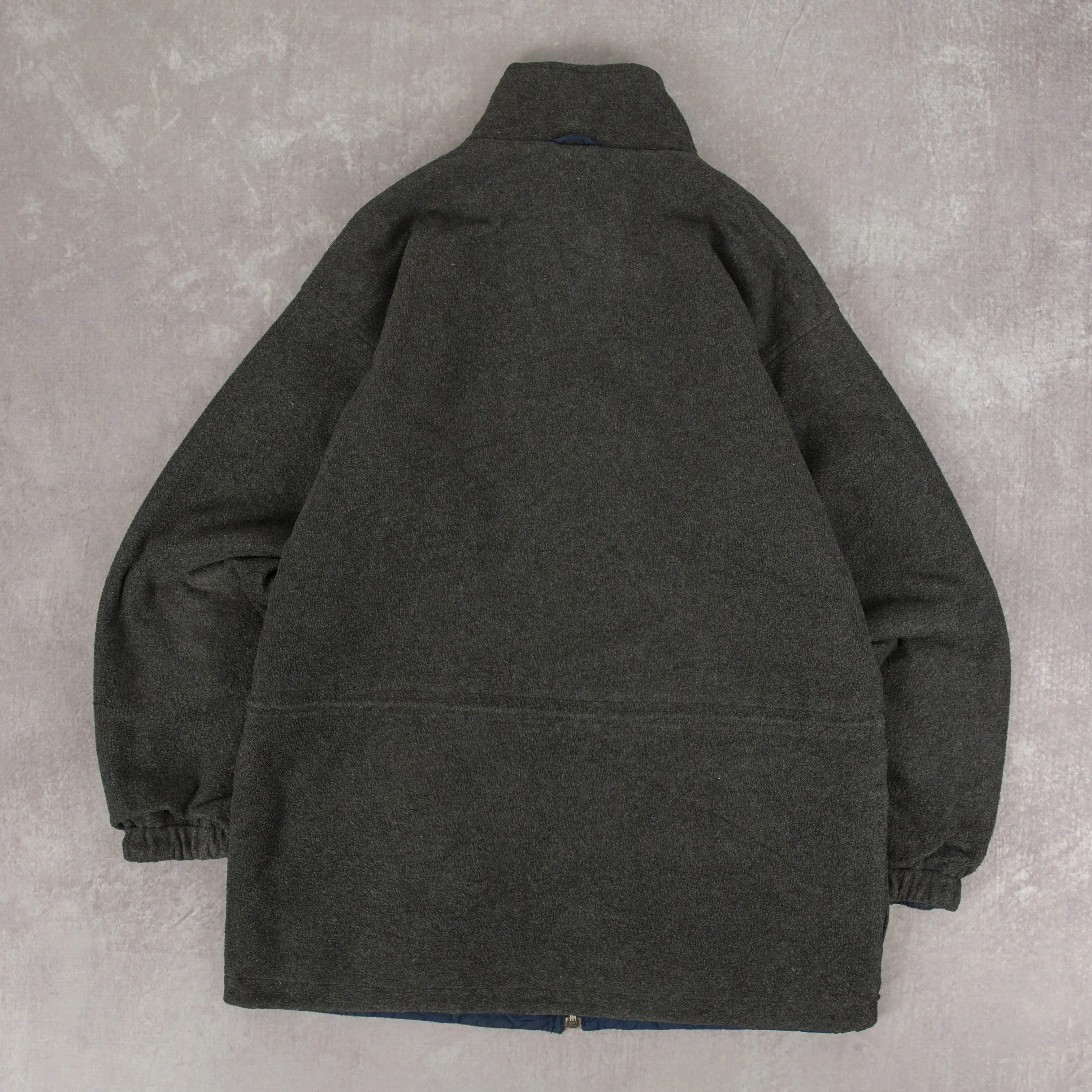 WOMEN'S VINTAGE 1990S L.L.BEAN REVERSIBLE QUILTED FLEECE JACKET - LARGE