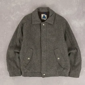 WOMEN'S VINTAGE 1990S WOOL BOMBER JACKET - MEDIUM