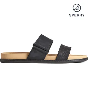 Women's Waveside PLUSHWAVE Slide Black Sandal (STS86099)