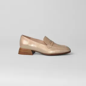 Wonders - C-7122 Metallic Gold Loafer