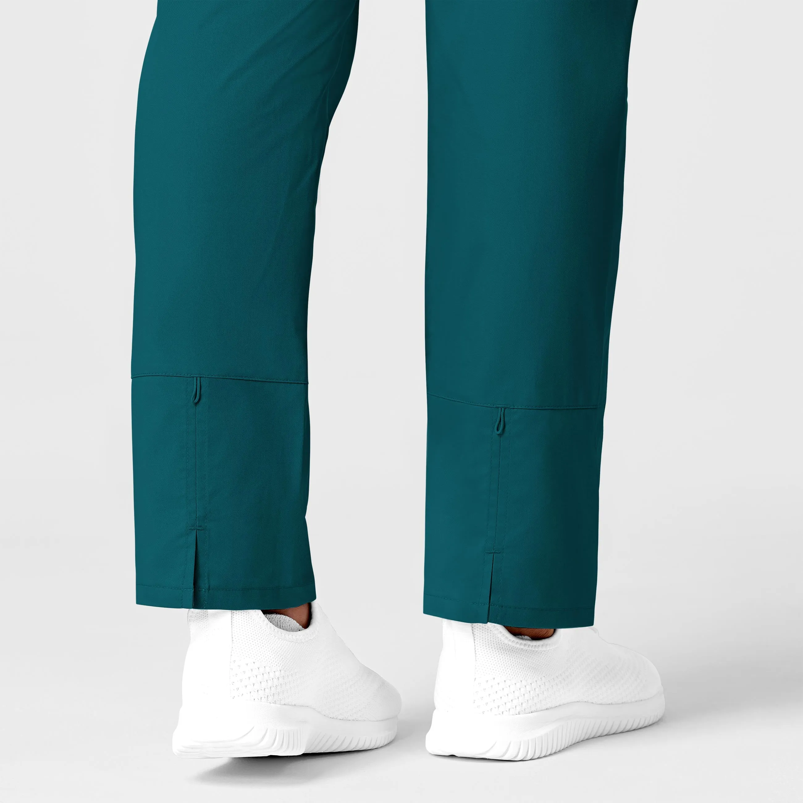 WonderWORK Women's Convertible Slim Leg Scrub Pant - Caribbean