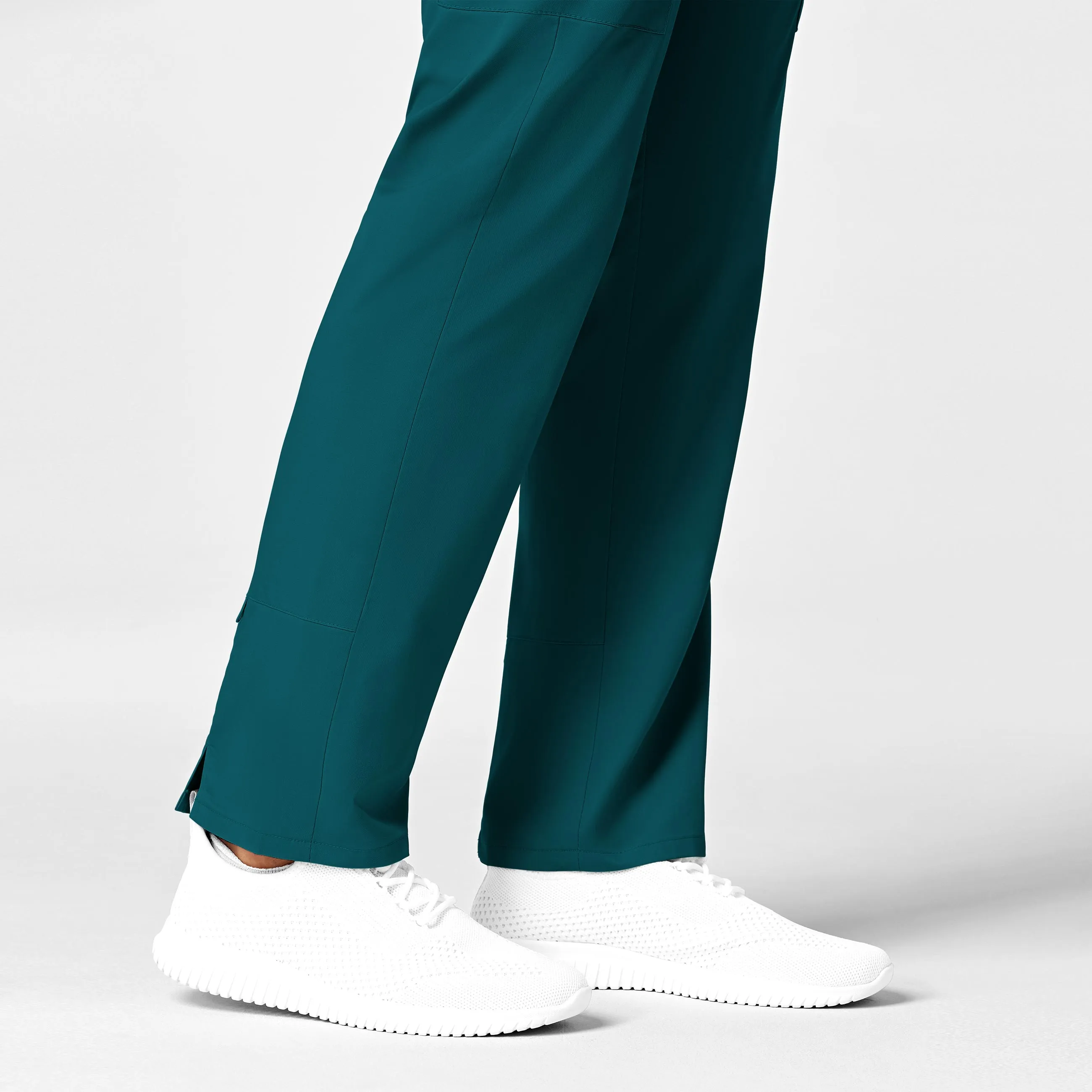 WonderWORK Women's Convertible Slim Leg Scrub Pant - Caribbean