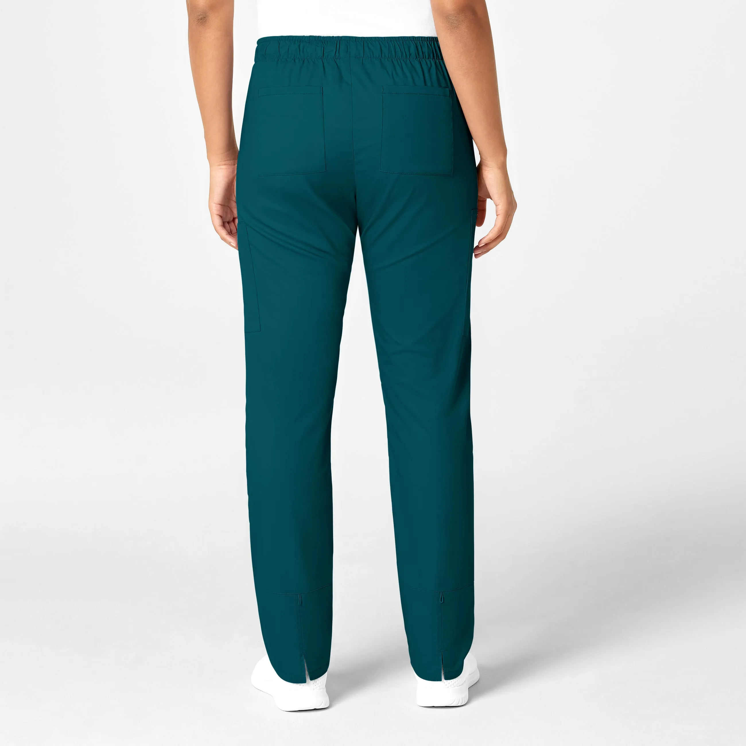 WonderWORK Women's Convertible Slim Leg Scrub Pant - Caribbean