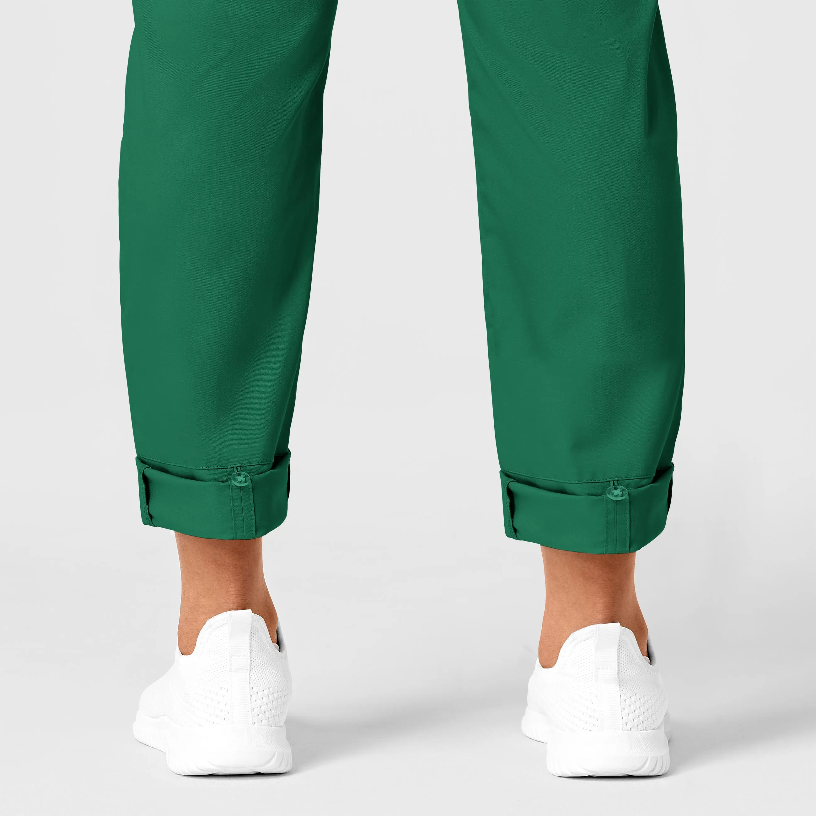 WonderWORK Women's Convertible Slim Leg Scrub Pant - Hunter