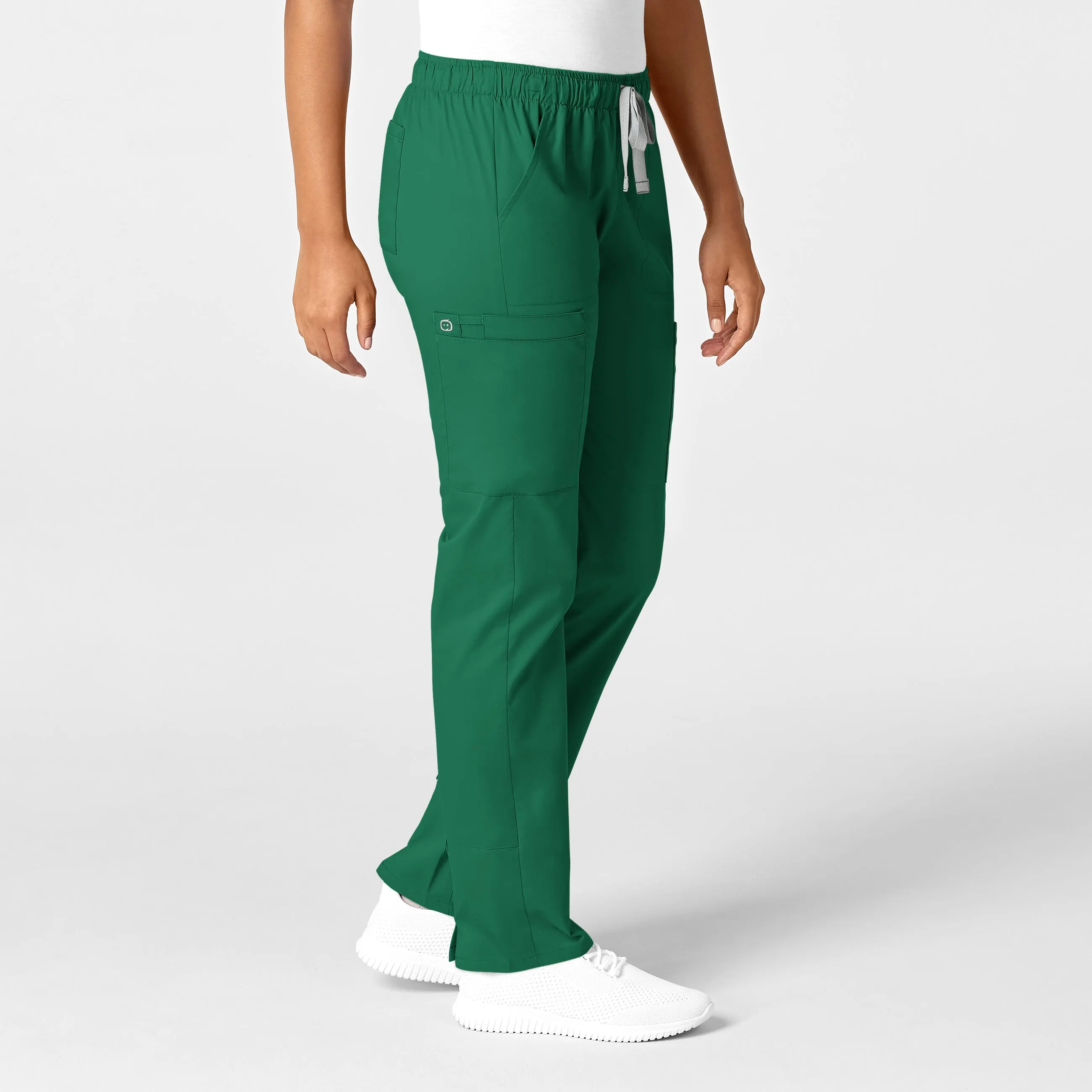 WonderWORK Women's Convertible Slim Leg Scrub Pant - Hunter