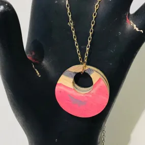 Wood Pendant Necklaces by Pocket Woodwork