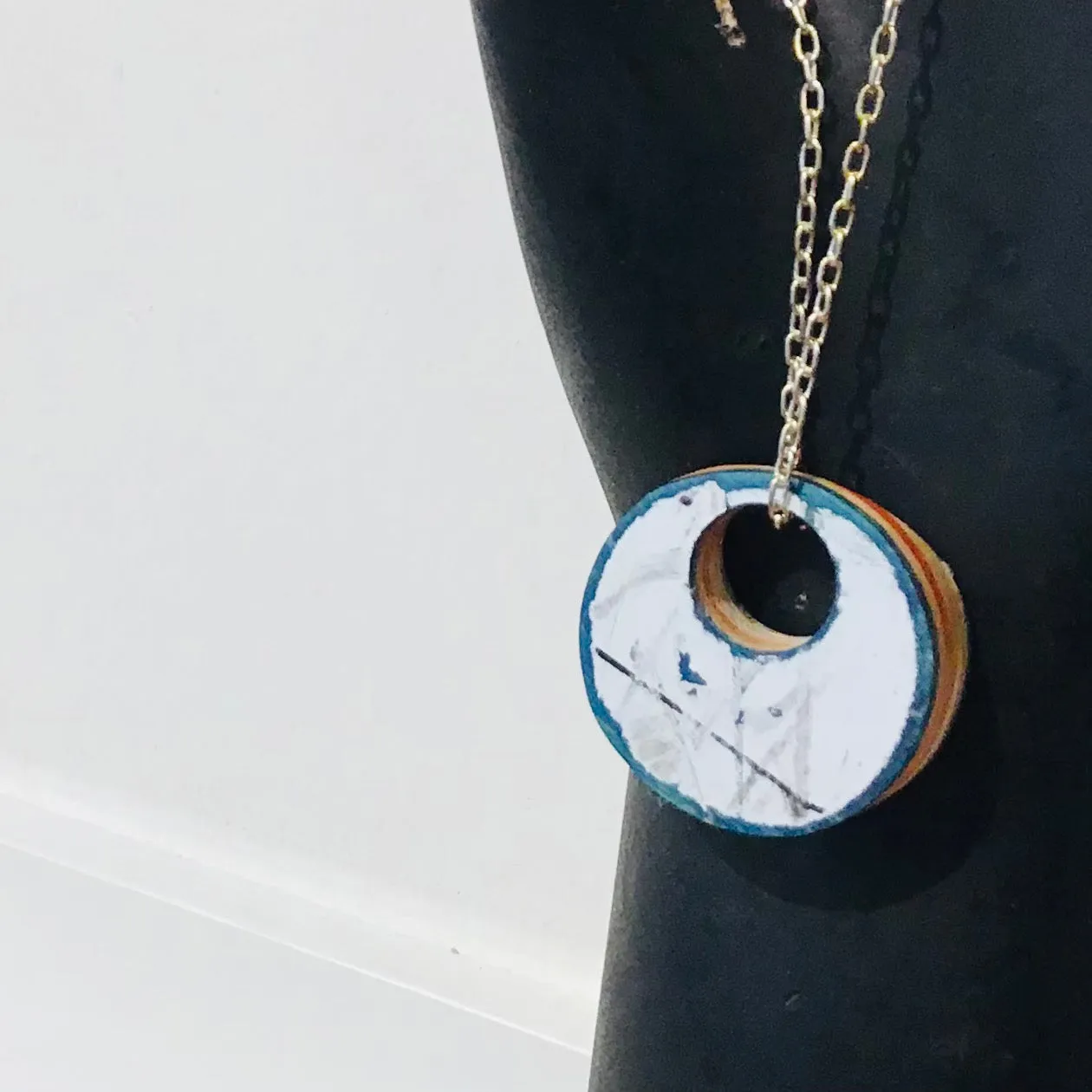 Wood Pendant Necklaces by Pocket Woodwork