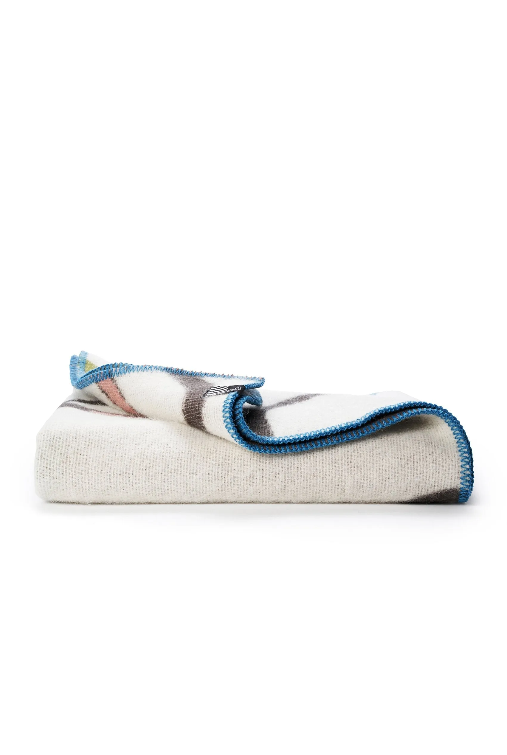Wool Blanket "Meandering" by Roland Schär
