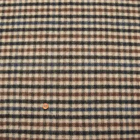 Wool Reversible Check Fabric