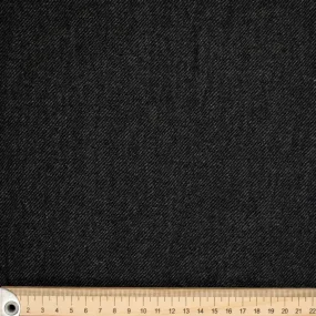 Wool Suiting Medium to Heavy Weight Design-10 Black