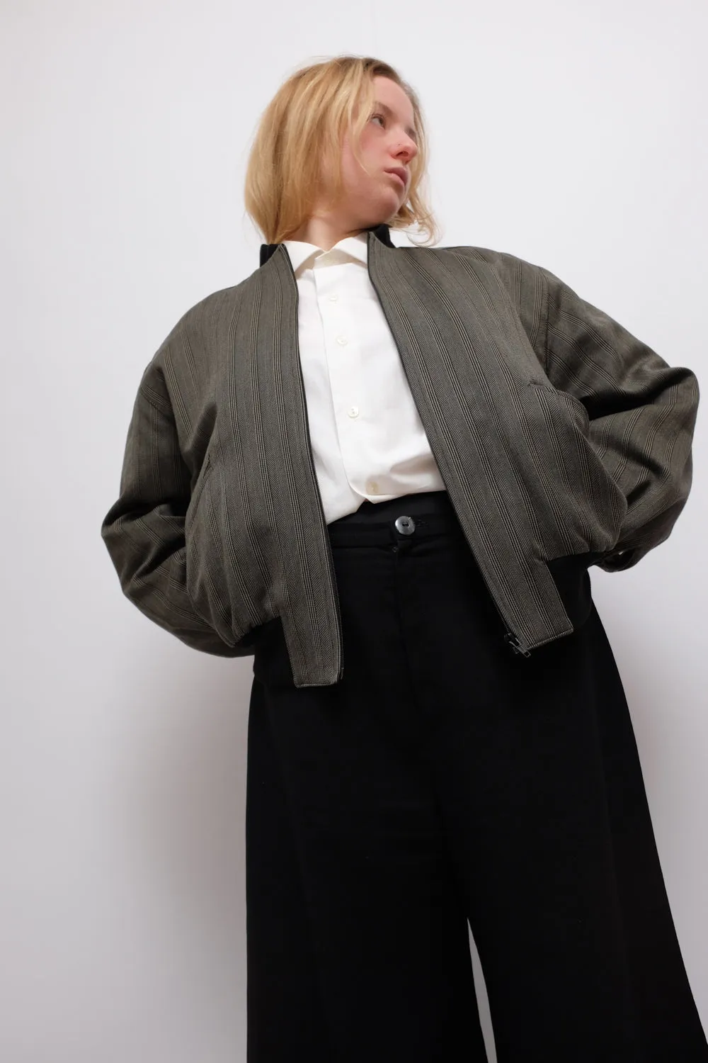 WOOL VINTAGE BOMBER JACKET 1980