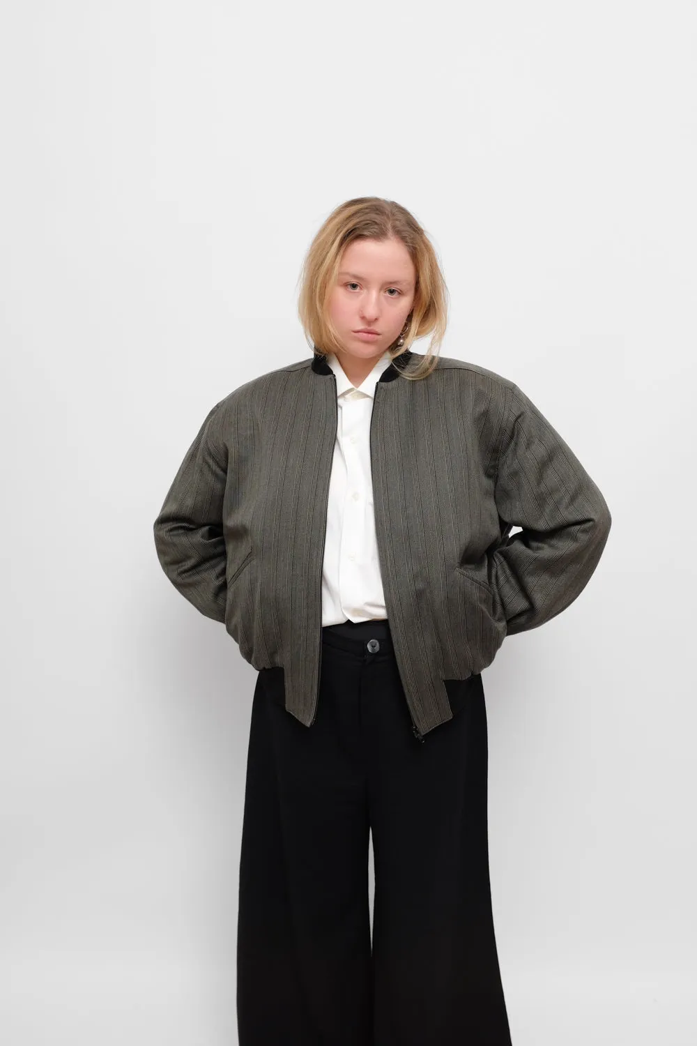 WOOL VINTAGE BOMBER JACKET 1980